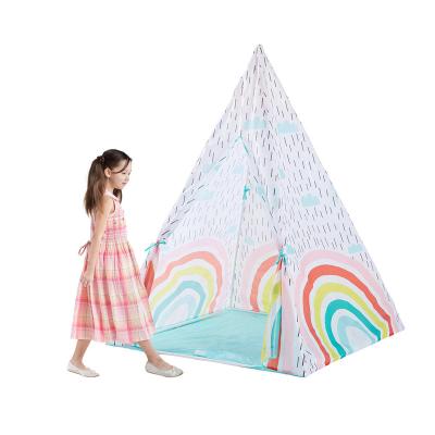 China Sports Toy Kids Tepee Tent For Sale Play Tent House For Children Rainbow for sale