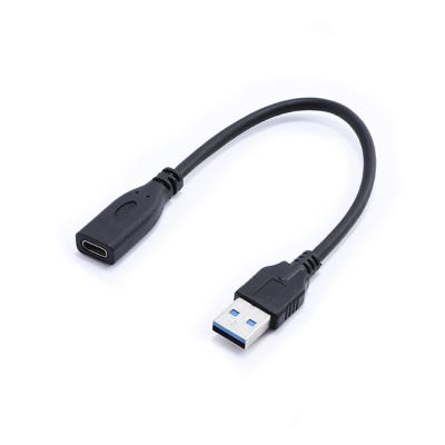 China Mobile Phone Wholesale USB 3.0 Male To Type-C 3.1 Female Data Cable For MacBook/LETV Data Transmission 20cm for sale