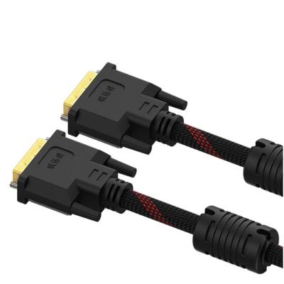 China Car 24+1 DVI To DVI Cable Male To Male DVI Cable 1080P With Magnetic Double Ring Active Converter Cable for sale