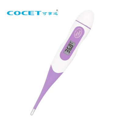 China Custom OEM Cheap Price Flexible Baby Kids Woman Basic LCD Instant Read Clinic Electric Digital Thermometer With CE KFT-03 for sale