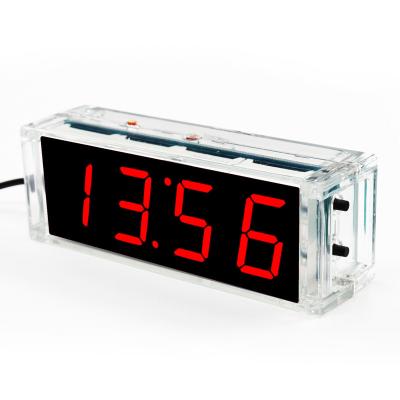 China Universal LED Alarm Clocks Kit, 4 Digit Clock DIY Digital LED Multi-Function Alarm Clock Kit with Temperature for sale