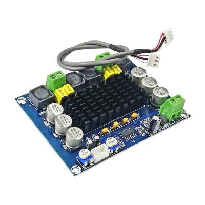 China XH-M543 High Power Dual Channel Universal Digital Power Amplifier Board TPA3116D2 2*120W With Cable for sale