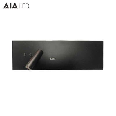 China Hotel rotation recessed 3W interior mounted led light creeled wall reading bed headboard reading light for sale