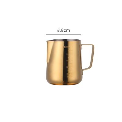 China Sustainable Hot Selling High Quality Colorful Stainless Steel Milk Jug Milk Pitcher For Bartender for sale