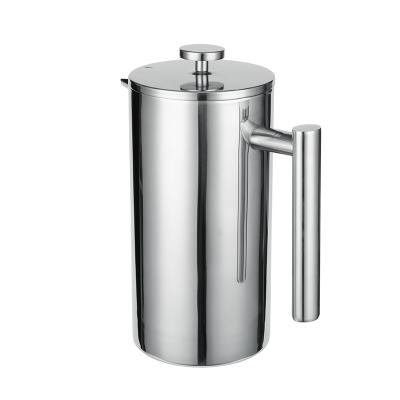 China WITH LID Amazon Insulated Double Wall Coffee Maker Stainless Steel French Press for sale