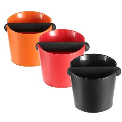 China Sustainable Coffee Machines Espresso Coffee Grounds Knock Box Mini Grind Box ABS Plastic Bin Drawer Standing Kick Box Coffee for sale