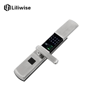 China Sliding Cover Protection Fingerprint Door Lock , Intelligent Password  Door Lock for sale