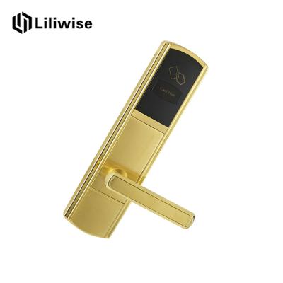 China Smart Keyless Hotel Door Locks Zinc Alloy / 304 Stainless Steel 2 Ways To Unlock for sale