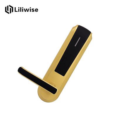 China Hotel Biometric Fingerprint Door Lock , Card Access Door Lock Long Battery Life Span for sale