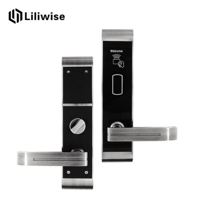 China Modern Hotel Key Card Lock , IC Card Hotel Room Security Door Locks for sale