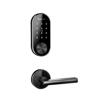 China Aluminum Alloy Bluetooth Door Lock Split WiFi Remote Management Apartment for sale