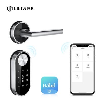 China European Standard Hotel Door Locks Zinc Alloy MF1 Card WiFi Door Locks for sale