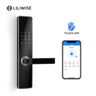 China Smart Bluetooth Door Lock Wifi App Remote Identification Fingerprint Security Lock for sale