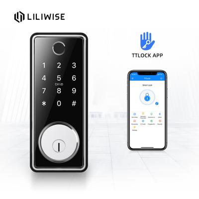 Chine Serrure de porte à la maison de porte de Bluetooth de serrure d'empreinte digitale de Deadbolt complètement automatique de Digital à vendre