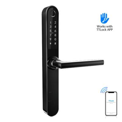 China El cuerpo de la cerradura del App de TTlock escoplea la cerradura de puerta elegante europea con la manija del tirón en venta