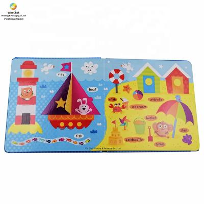 China New Early Educational Colorful Flip And Entertainment 2021 Word Vocabulary Flap Pop Book Kids For Children In English for sale