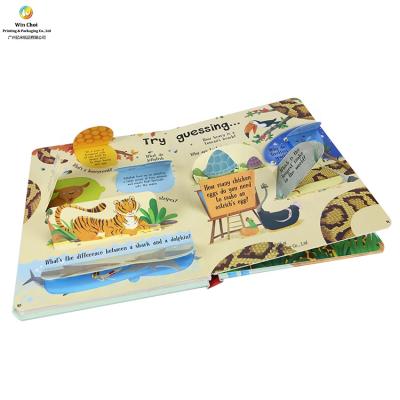 China paper & Cardboard OEM Custom Children's Elevator Fin Board Books For Toddlers Printing for sale