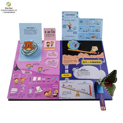 China paper & Matte Cardboard ODM Lamination Children 3d Flap Pop Up Book Printing Hardcover Book for sale