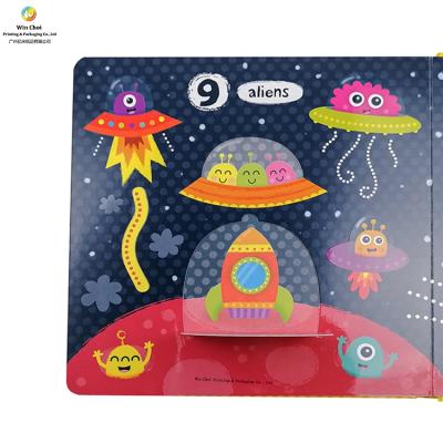 China Children study hot sale 3d hardcover book boardbook children board book flipper picture books for children to learn English glossy lamination for sale