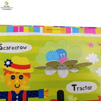 China Children Study Educational Baby Books Study Elevator and Fin Books Full Color Printing Baby Animal Book for sale