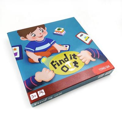 China Entertainment Customized Board Game Pieces Promotional Board Games For Kids for sale