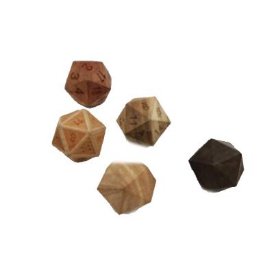 China Entertainment Wholesale Wooden Dice Supplier for sale