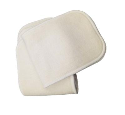 China Organic Cotton Hemp Insert Plain Weave 4 Layers Good Quality Super Hemp Insert Diaper Eco-Friendly Lining Fabric for sale