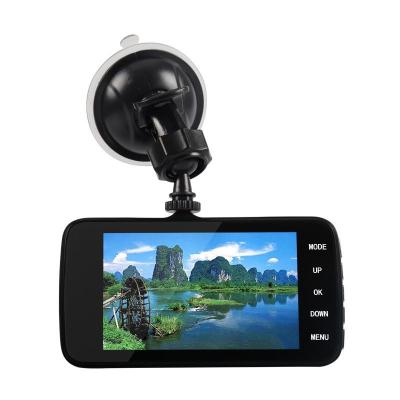 China Full HD Car Rear Dash Cam 1080p Dash Cam Touch Screen Car Dash Camera Waterproof Black Box 2 Whole Channel Build In Battery for sale