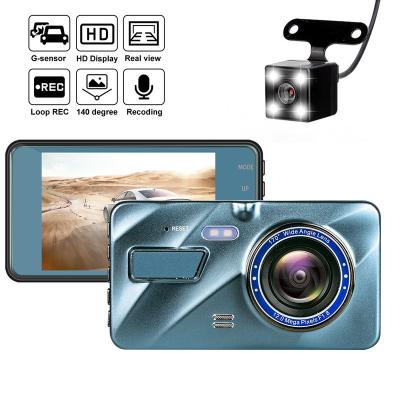 China NIGHT VISION Bird View Car Camera 4.0 Inch 1080P Dual Lens Black Box For Car Dash Cam With Night Vision for sale