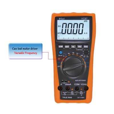 China True RMS VC87 3 5/6 Bit Digital Multimeter with Continuity and Diode Test for sale