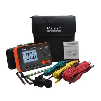 China Widely Digital Ground Resistance Meter Resistance Tester AC Voltage Gauge VC4105A Ground Resistance Device for sale