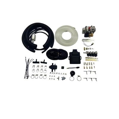 China CNG Autogas Conversion Kit With 48 Pin ABS Plastic ECU 4 CYL Injector Rail for sale