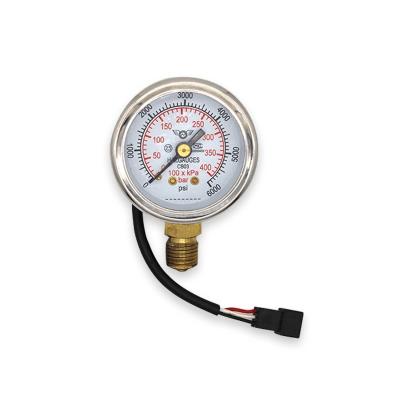 China Autogas Conversion Kit Car CNG Pressure Gauges Manometer 0-200 Bar for sale