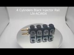 LLANO 2 Ohm 4 Cylinder LN-ACW04 LPG CNG Rail Injection For GPL GNV Autogas Vehicles