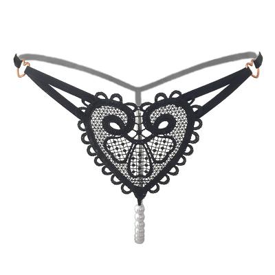 China New Breathable Invisible Jeweled Underwear G-String Transparent Panties For Lady for sale