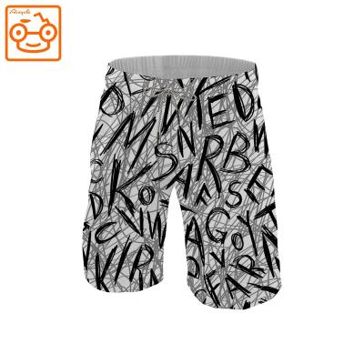 China 2021 Customs Breathable Lightweight Swimwear Boy Hand Painted Board Shorts Men's Beach Swimming Trunks for sale