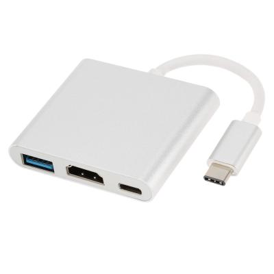 China Type C Adapter Type C to HDTV Type C USB A Male Multiport USB 3.1-C Adapter for MacBook for sale