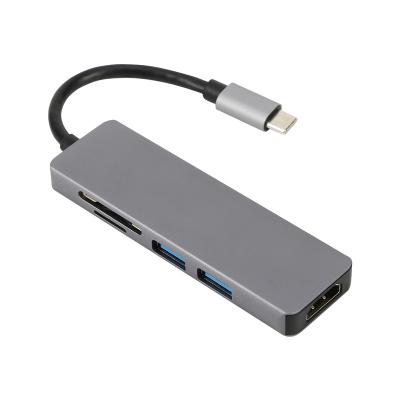 China Converter TYPE C to USB3.0*2 HDTV SD/TF Hub for sale