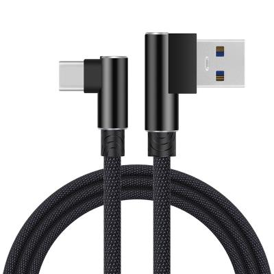 China Mobile Phone 90Degree USB Cable 2.4A Charging Mobile Phone for sale