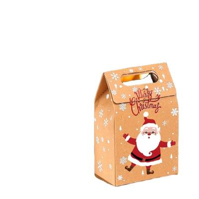 China OEM&ODM Customized Recyclable/Biodegradable Tin Big Christmas Folding Box Gable Christmas Gift Box for sale