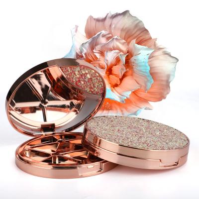 China Recyclable Custom Cosmetics Glitter Pigments Loose Shiny Eyeshadow Powder Palette Empty Makeup Packaging Packaging for sale