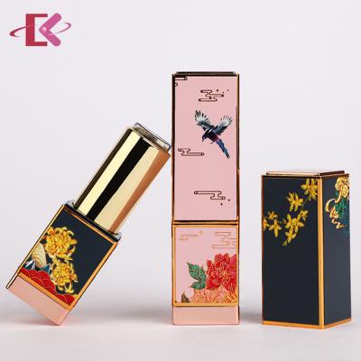 China Cosmetics factory direct square colorful empty lipstick packaging magnetic lipstick tube container for sale