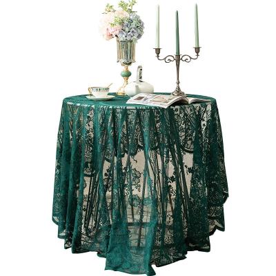 China Durable Party Christmas Tablecloth for Table Decorating and Accessing. Cheap Home Decor Kitchen Lace High Quality Elegant Solid for sale