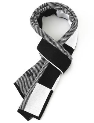 China Classic Wholesale High Quality Men's Cotton Plaid Scarf for sale