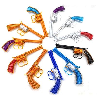 China Hot Creative Handmade Metal Gun Revolver Central Institute of Statistics Europe Jiyun Home Decoration for sale