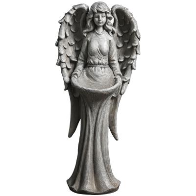 China 100% Factory direct sales home furniture living room wine cabinet handmade creative beauties open wings characters angel gifts decorations for sale