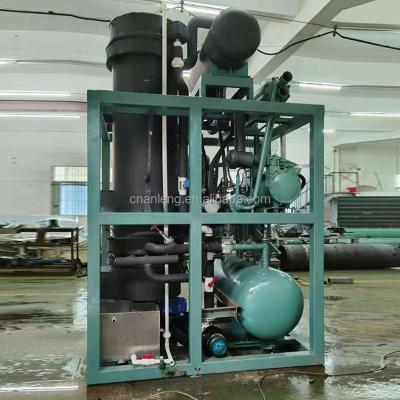 China Factory 40 Feet Containerized Automatic Flake Ice Maker Storage Rake for Fishing and Concrete Cooling for sale