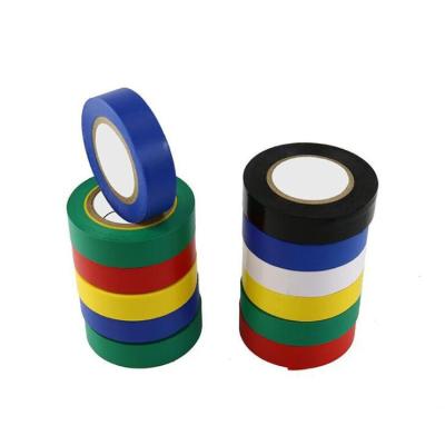 China Small MOQ Waterproof Colored PVC Insulation Tape Electrical Log Roll for sale