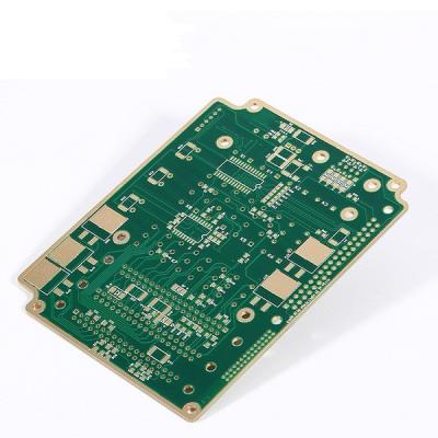 China pcb manufacturing 10 layer with plug hole pcb FR4 tg170 material ENIG surface BGA multilayer circuit boards pcb design for sale