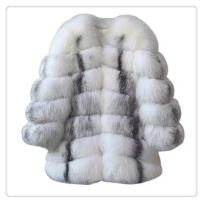 China MYS Anti-wrinkle best category luxury clothing natural fur overcoat fox coat women ladies real outwear real fur coat fox fur coat for sale